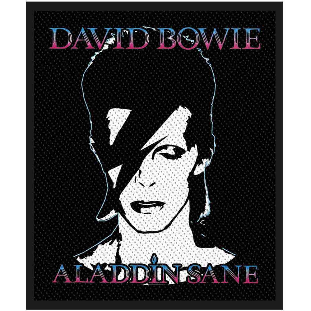 David Bowie Standard Patch: Aladdin Sane 2