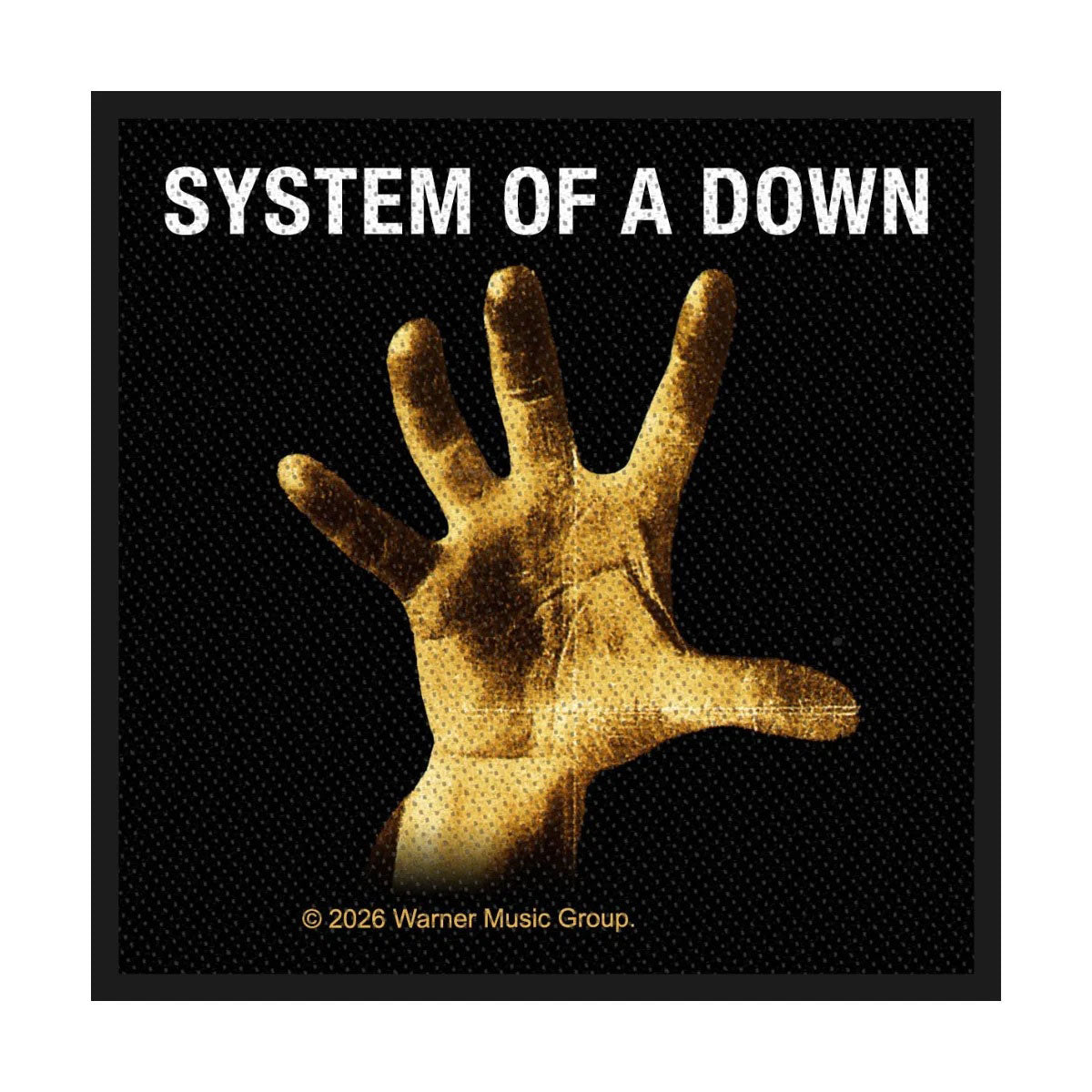 System Of A Down Standard Woven Patch: Hand