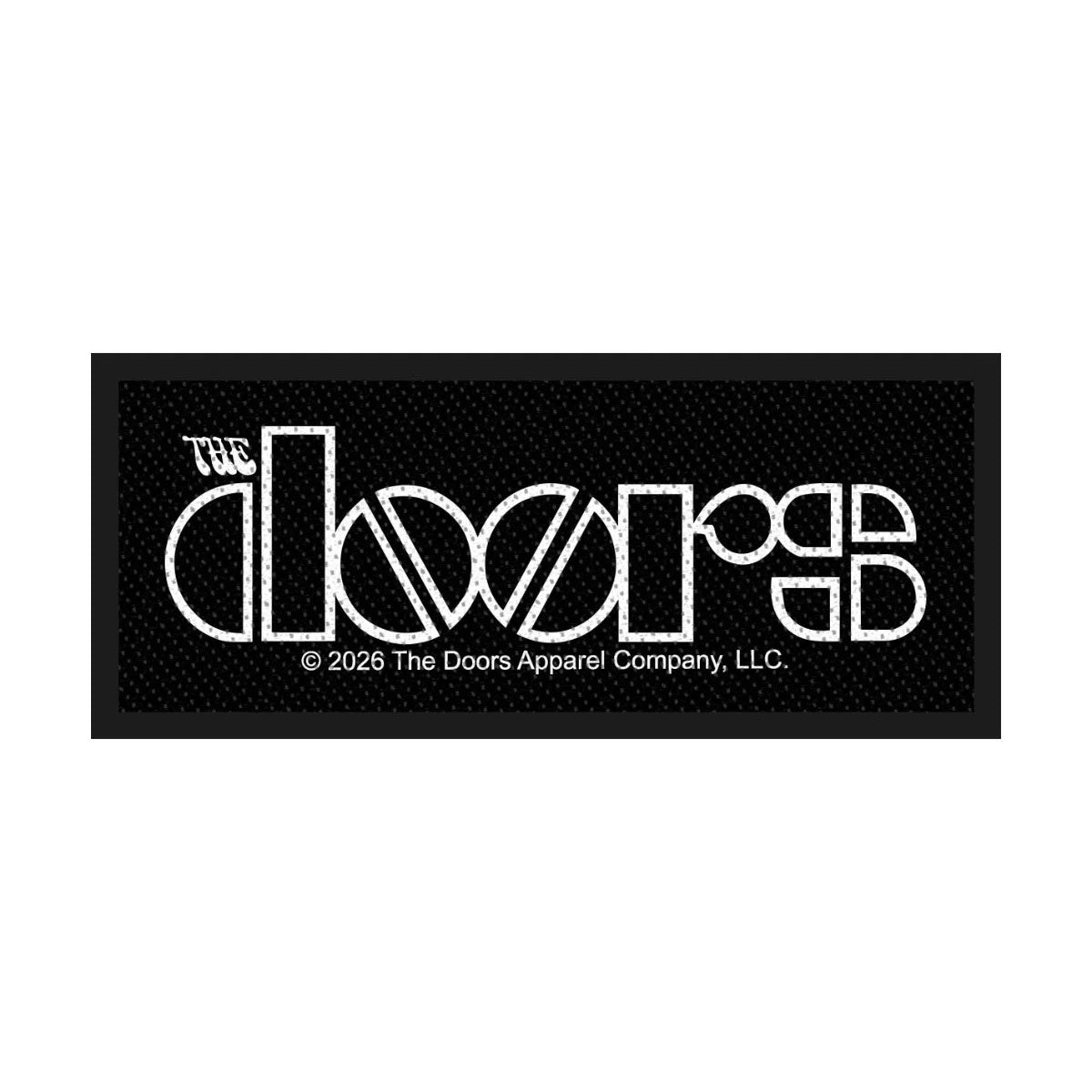The Doors Standard Woven Patch: Logo