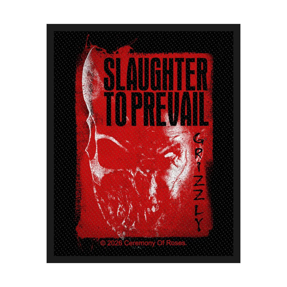 Slaughter To Prevail  Standard Patch: Grizzly / Face