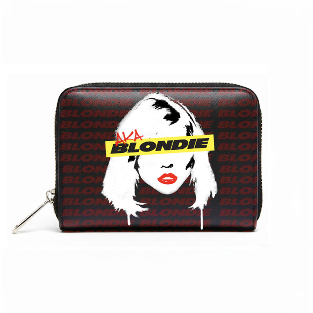 Blondie Zip Top Purse: AKA (Black)