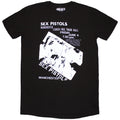 The Sex Pistols Ladies T-Shirt Dress: Manchester Flyer (Black)