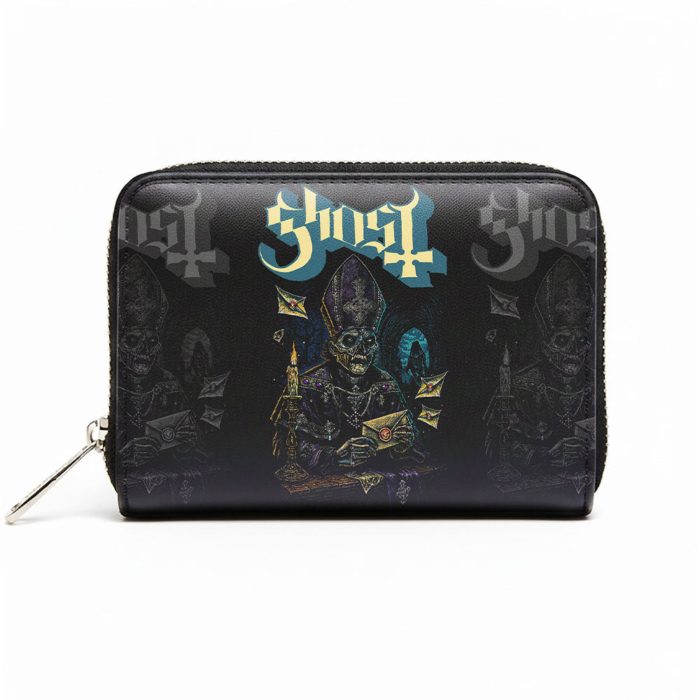 Ghost Zip Top Purse: Tall Man (Black)