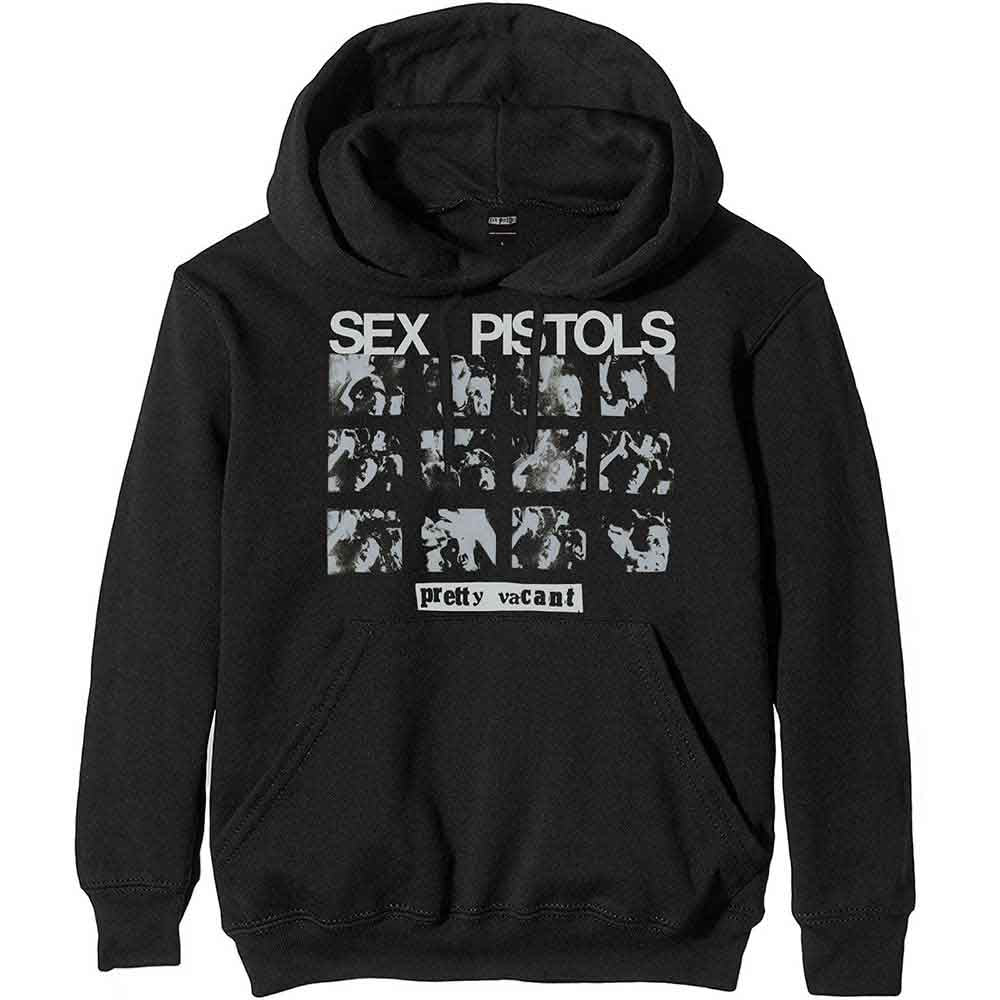 The Sex Pistols Unisex Pullover Hoodie: Pretty Vacant (Black) (Back Print)