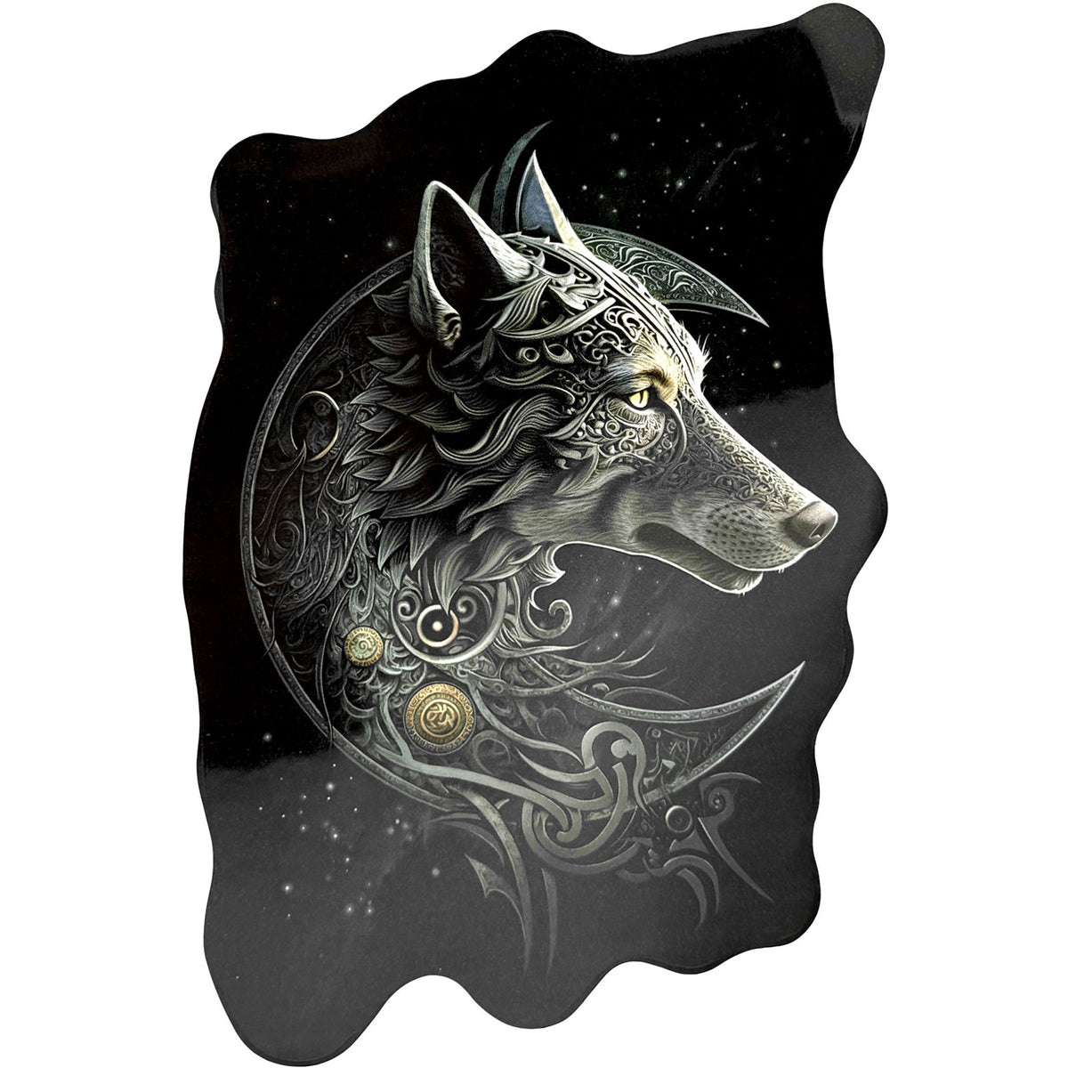 Spiral_Celtic Wolf_Sticker