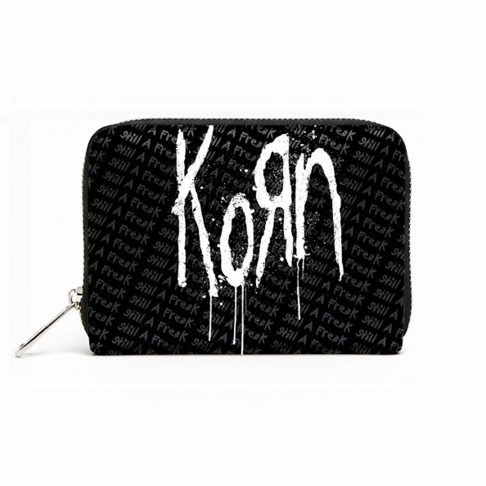 Korn Zip Top Purse: Freak (Black)