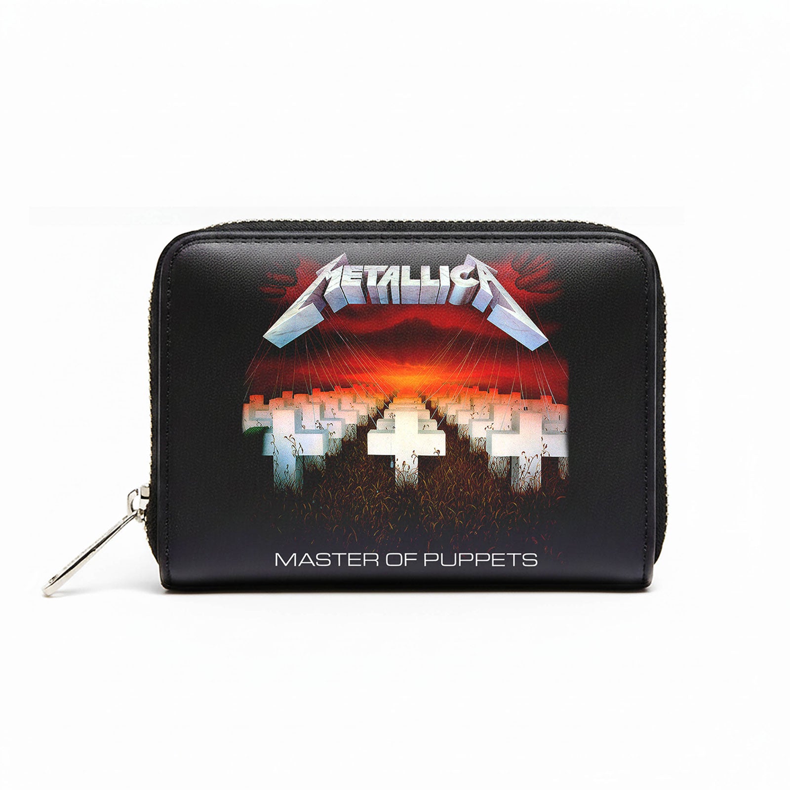 Metallica Zip Top Purse: Master Of Puppets (Black)