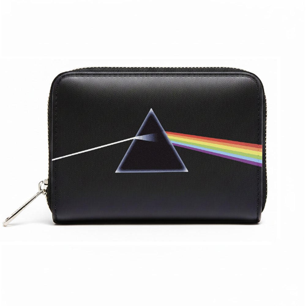 Pink Floyd Zip Top Purse: Darkside Of The Moon (Black)
