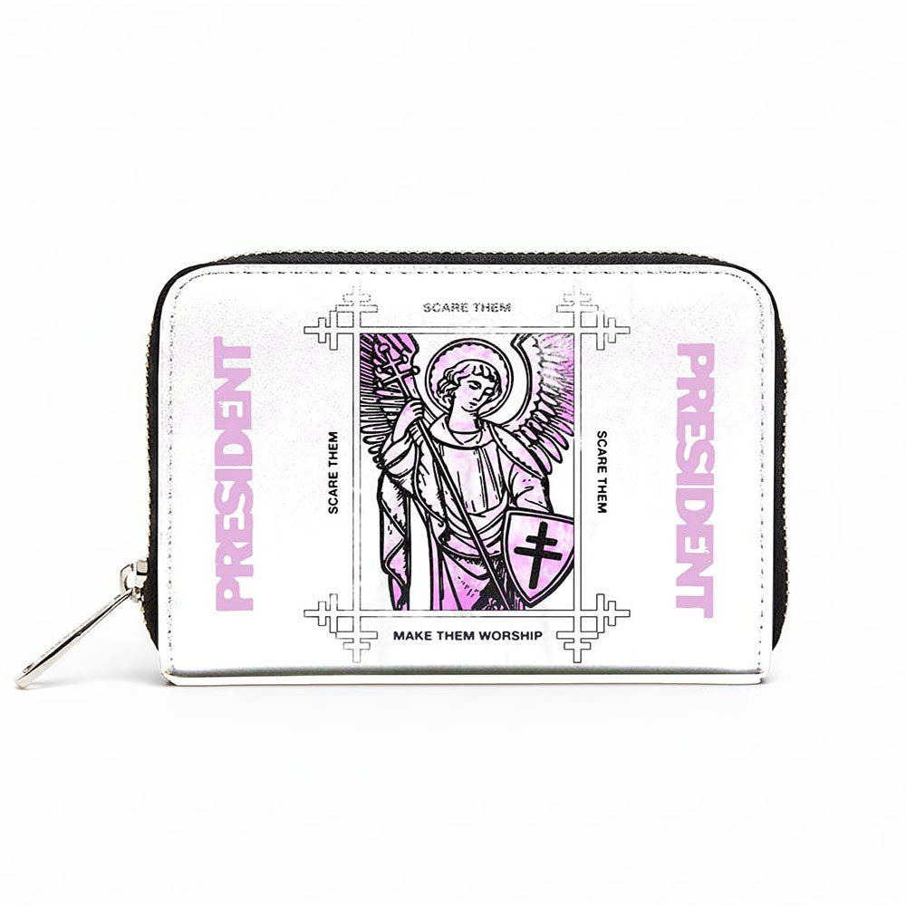 President Zip Top Purse: Angel (Black)