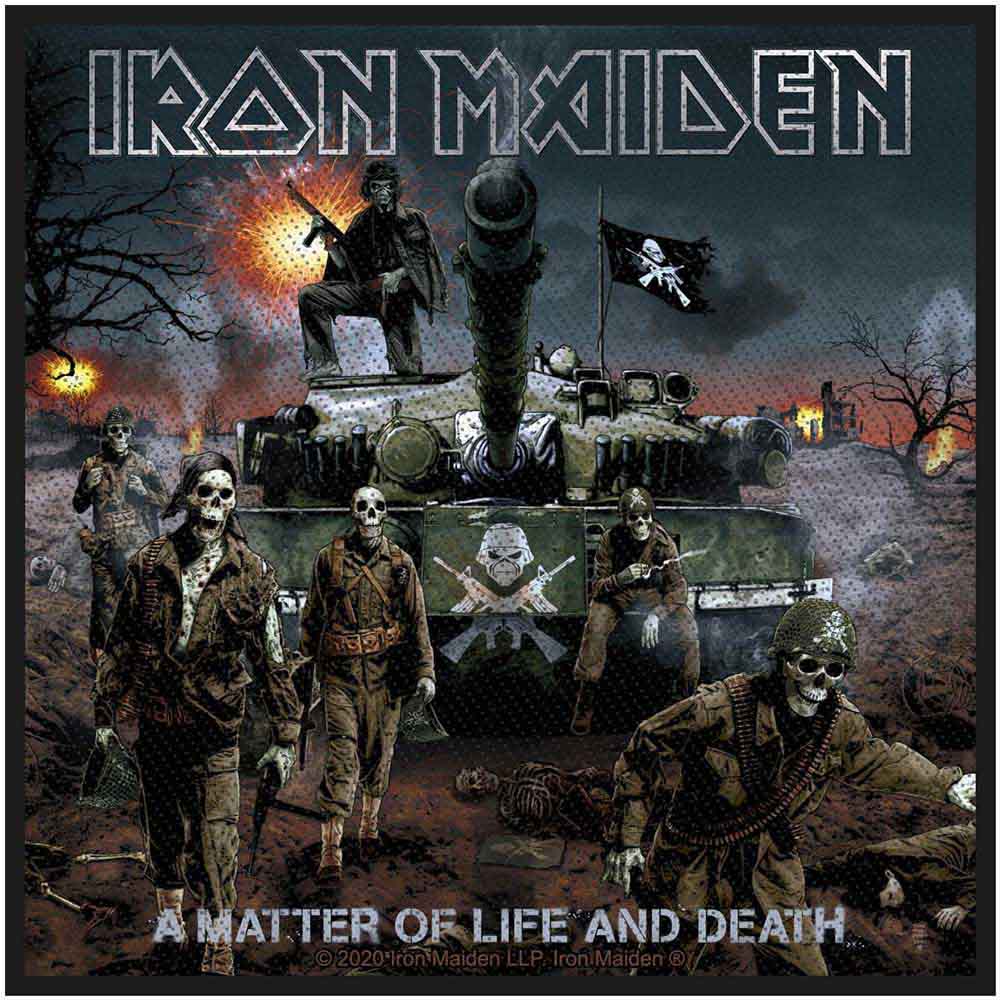 Iron Maiden Standard Patch: Matter Of Life And Death 2020 (Retail Pack)