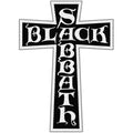 Black Sabbath Standard Patch: Cross Logo Cut Out (Retail Pack)