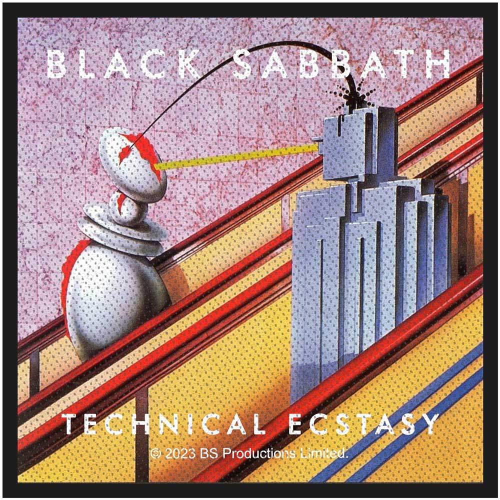Black Sabbath Standard Patch: Technical Ecstasy (Retail Pack)