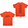 Bruce Springsteen Unisex T-Shirt: Tour '24 River Font (Orange) (Back Print & Ex-Tour)