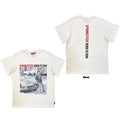 Bruce Springsteen Unisex Unplugged T-Shirt: Born To Run (White) (Back Print)