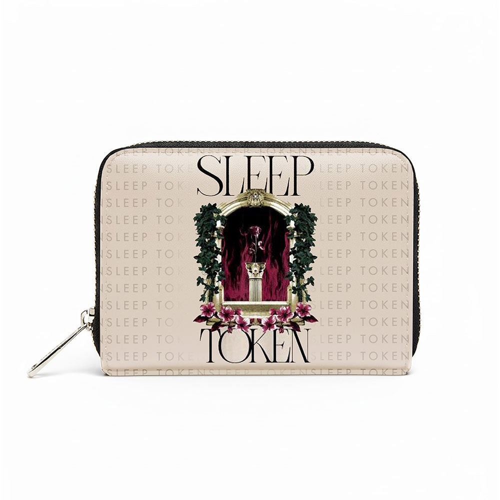 Sleep Token Zip Top Purse: Statue Cream (Black)