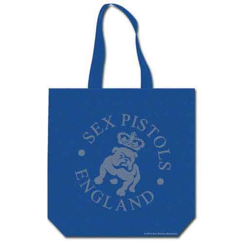 The Sex Pistols Cotton Tote Bag: God Save the Queen (Multicolour) (Back Print)