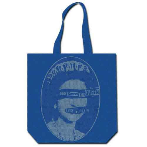 The Sex Pistols Cotton Tote Bag: God Save the Queen (Multicolour) (Back Print)