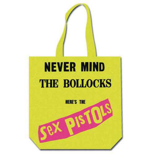 The Sex Pistols Cotton Tote Bag: Never Mind the Bollocks (Multicolour) (Back Print)