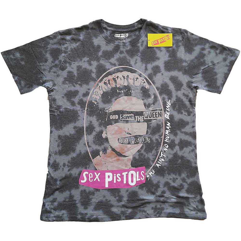 The Sex Pistols Unisex T-Shirt: God Save The Queen (Black) (Wash Collection)