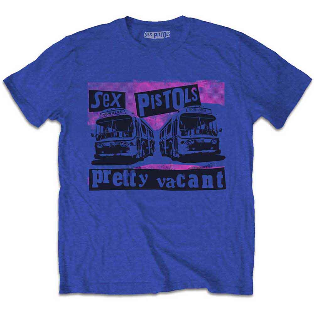 The Sex Pistols Kids T-Shirt: Pretty Vacant Coaches (Blue)