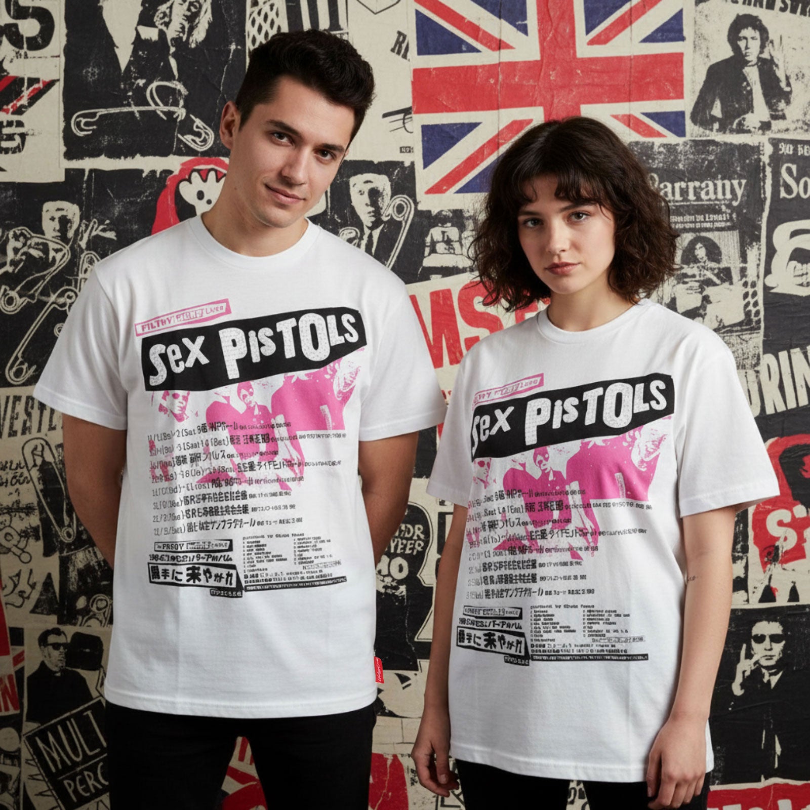 The Sex Pistols Ladies Unplugged T-Shirt: Filthy Lucre (Natural)