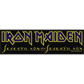 Iron Maiden Super Strip Patch: Seventh Son Logo (Retail Pack)
