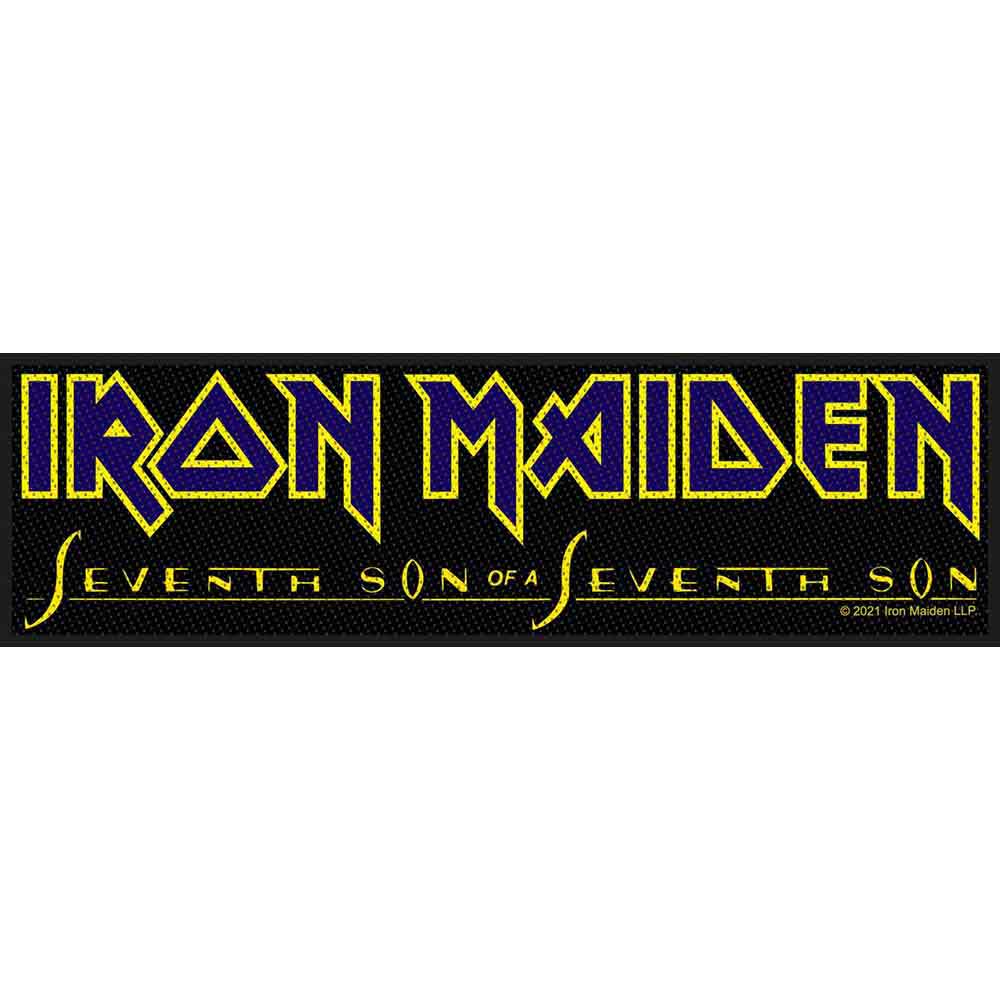 Iron Maiden Super Strip Patch: Seventh Son Logo (Retail Pack)