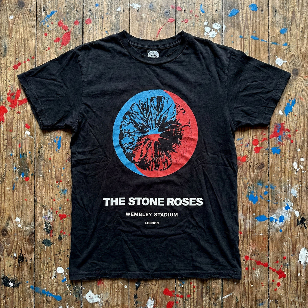 The Stone Roses Unisex Premium Carbon T-Shirt: Wembley (Black)