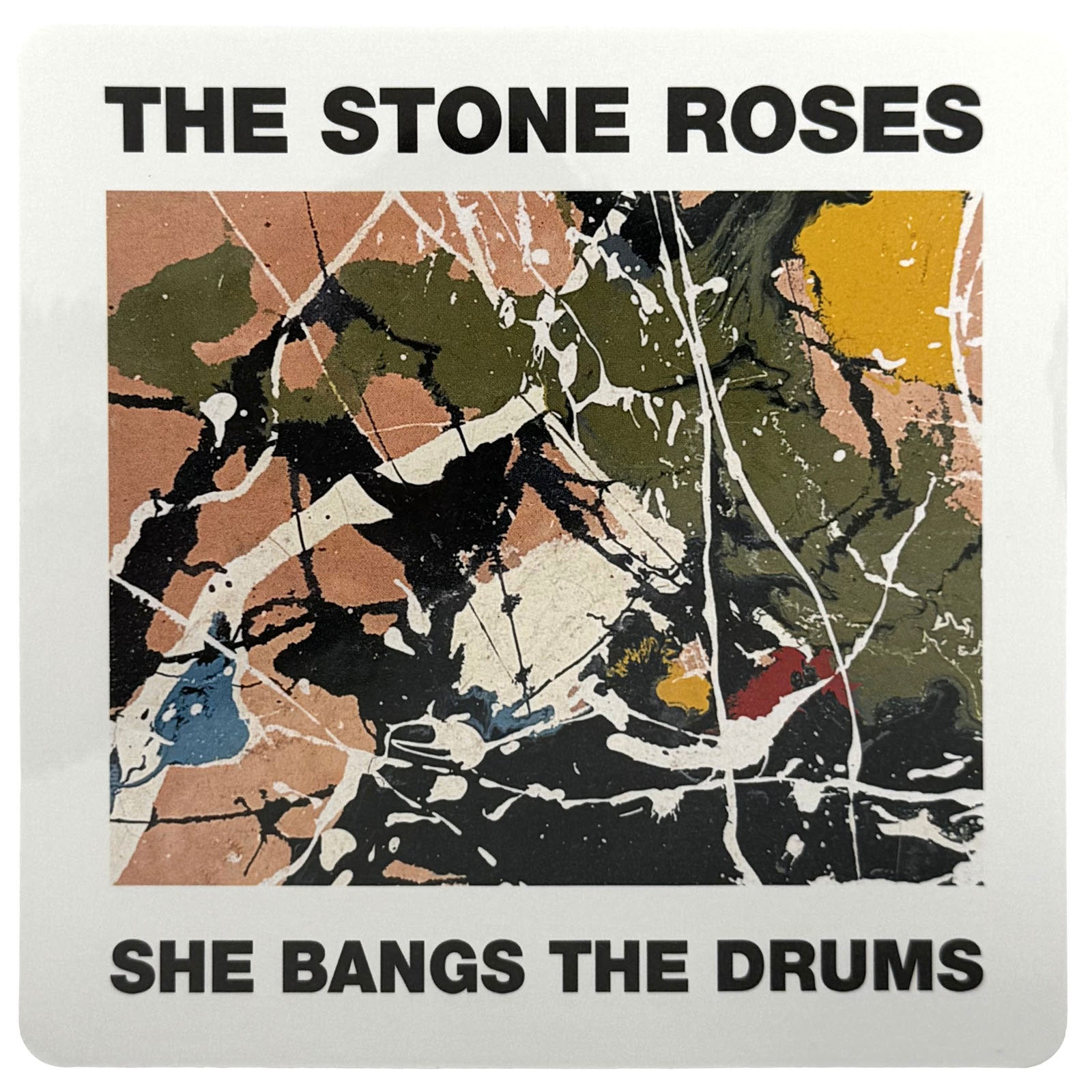 The Stone Roses Sticker: She Bangs The Drum