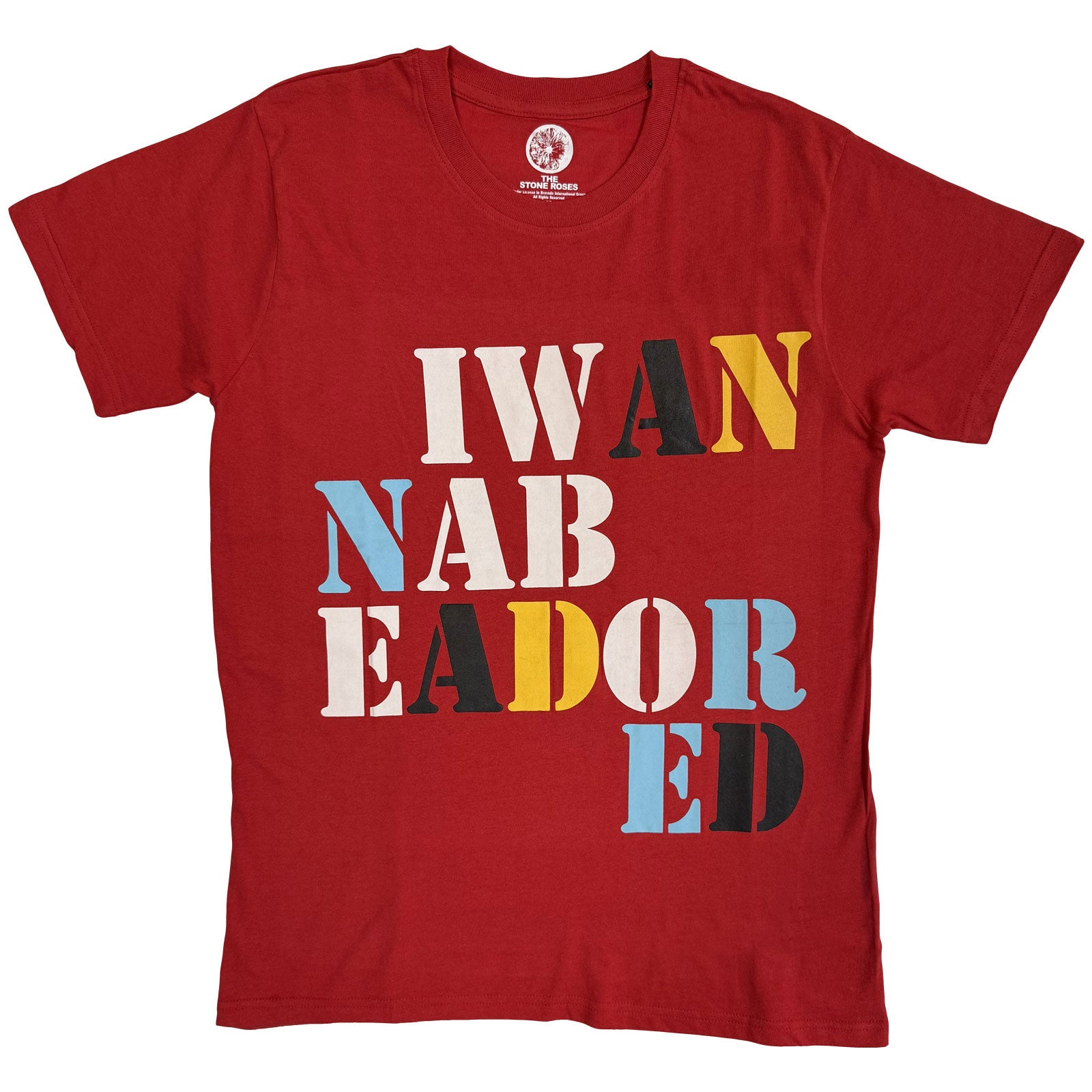The Stone Roses Unisex T-Shirt: Adored (Red)
