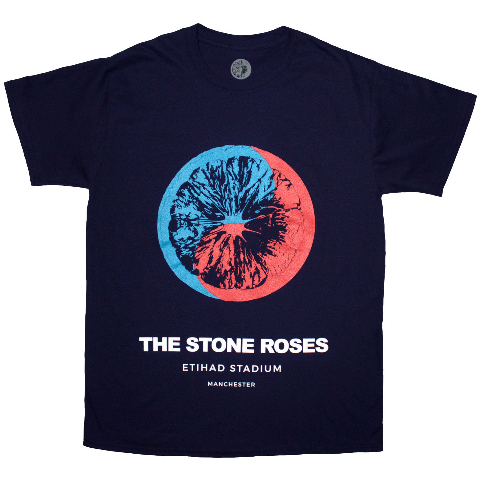 The Stone Roses Unisex T-Shirt: Etihad (Navy Blue)