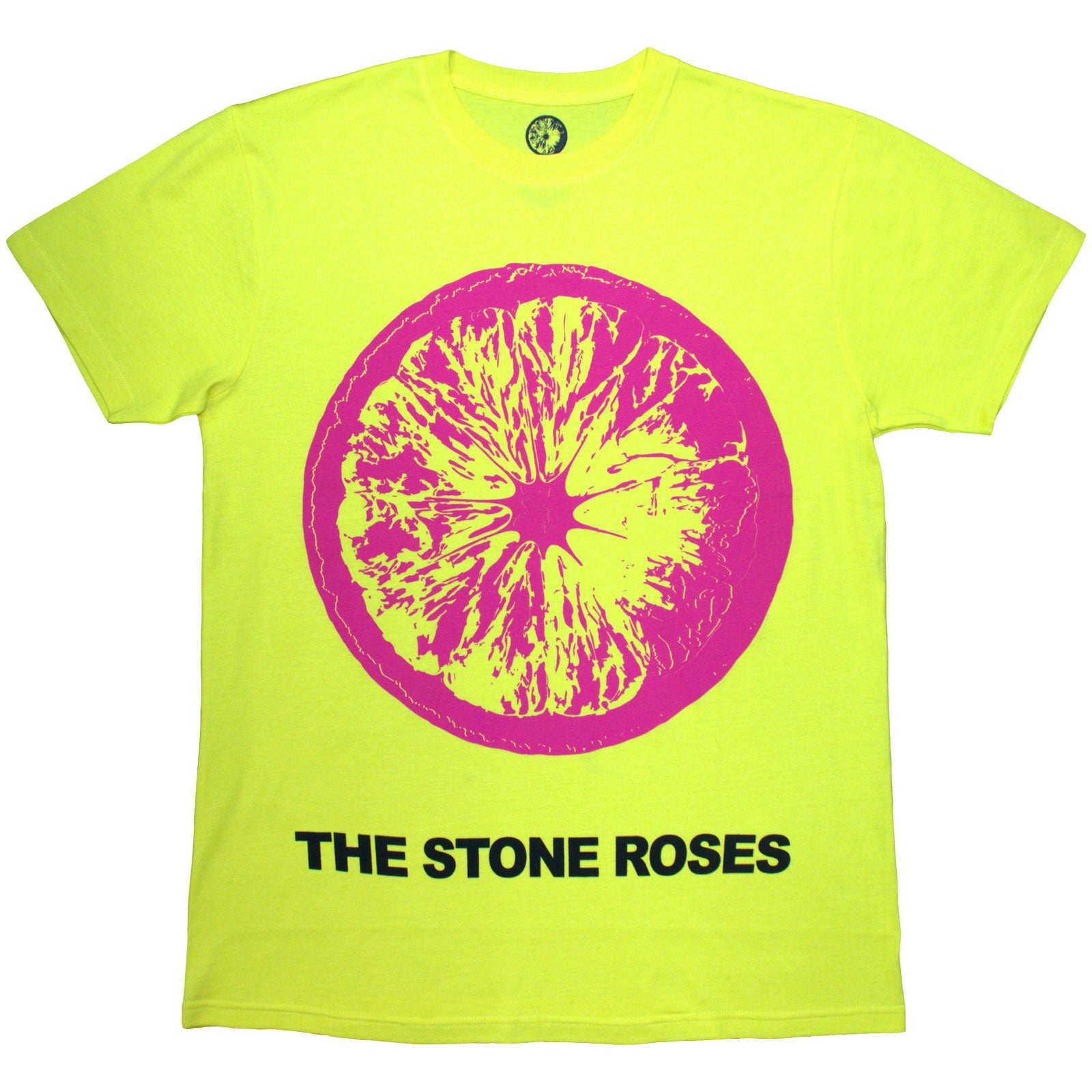 The Stone Roses Unisex T-Shirt: Pink Lemon (Yellow)