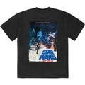 Star Wars Unisex Stone Wash T-Shirt: May The Force Be With You (Black)