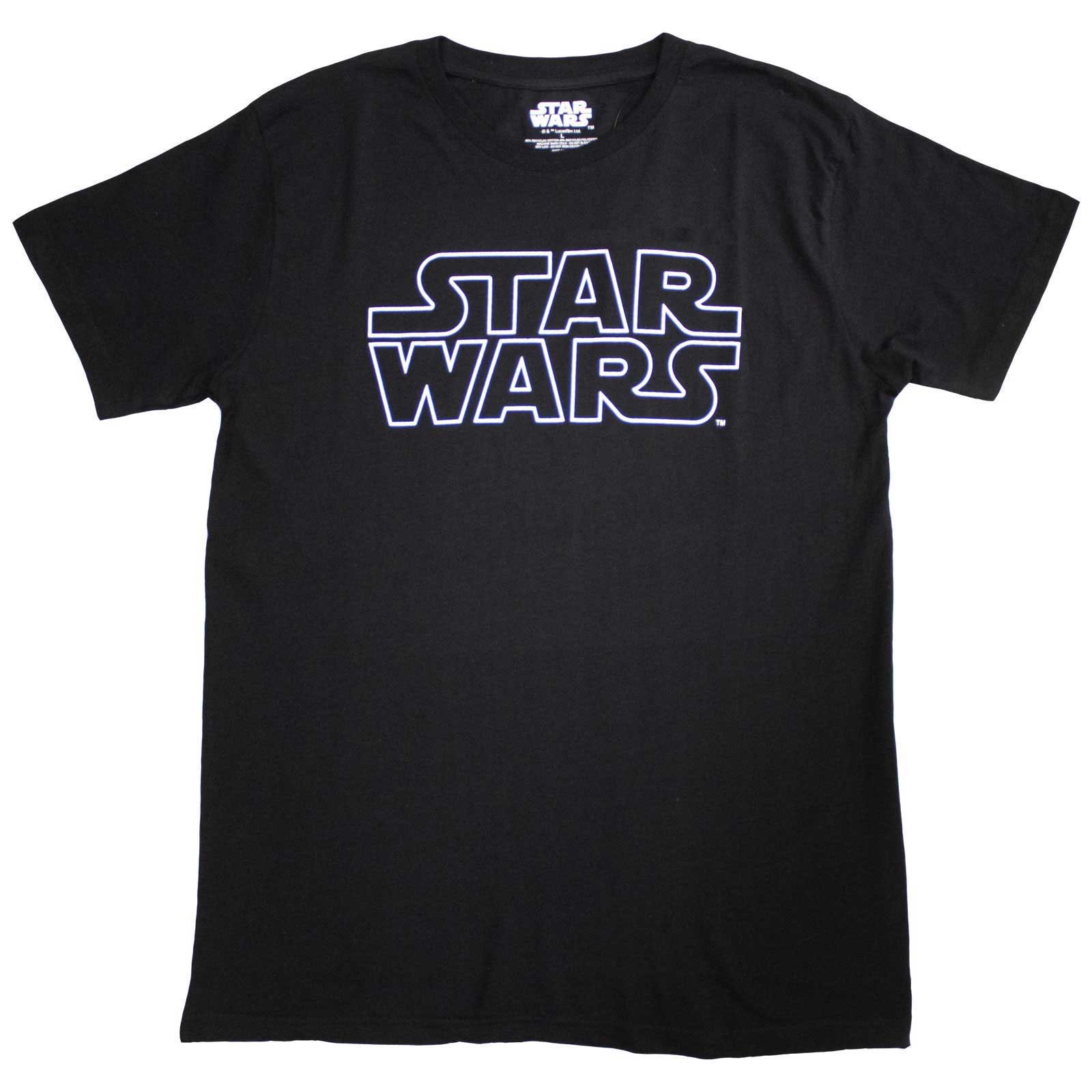 Star Wars Unisex T-Shirt: Logo (Black)