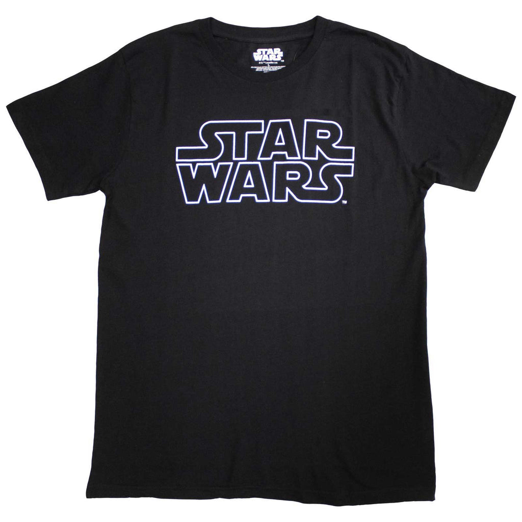 Star Wars Unisex T-Shirt: Logo (Black)