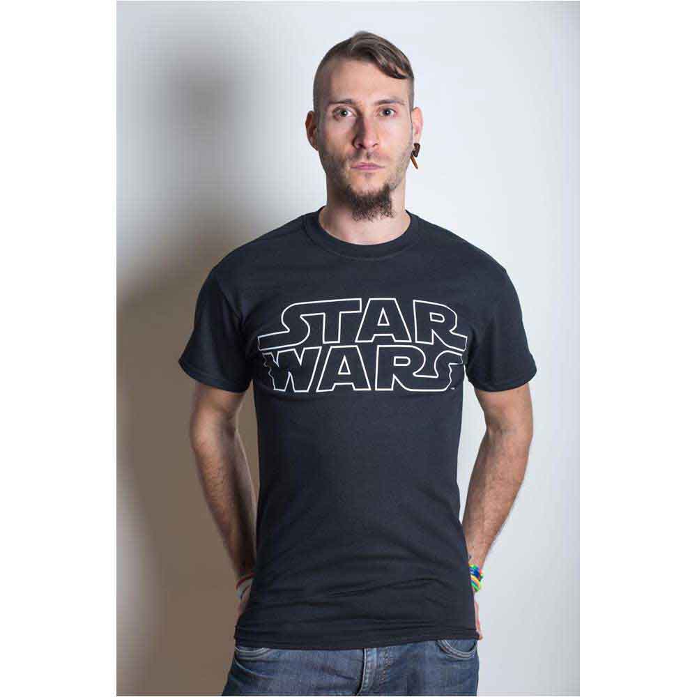Star Wars Unisex T-Shirt: Logo (Black)