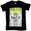 Star Wars Unisex T-Shirt: R2-D2 Japanese (Black)
