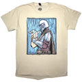 Star Wars Unisex T-Shirt: The Mandalorian Holding Grogu (Natural)