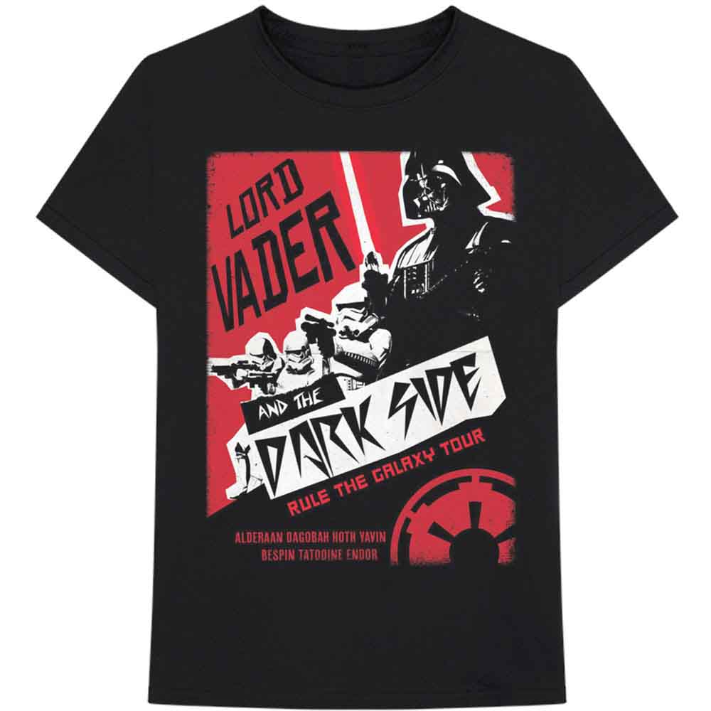 Star Wars Unisex T-Shirt: Darth Rock Two (Black)