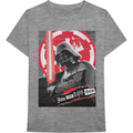 Star Wars Unisex T-Shirt: Darth Rock Three (Grey)