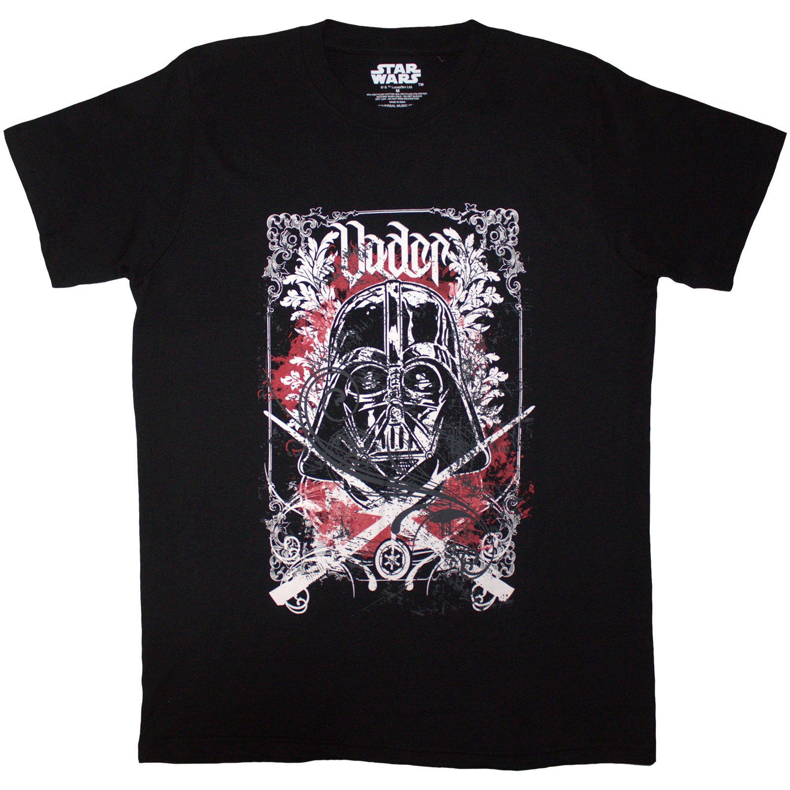 Star Wars Unisex T-Shirt: Vader Decor (Black)