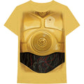 Star Wars Unisex T-Shirt: C-3PO Chest (Yellow) (LOS)