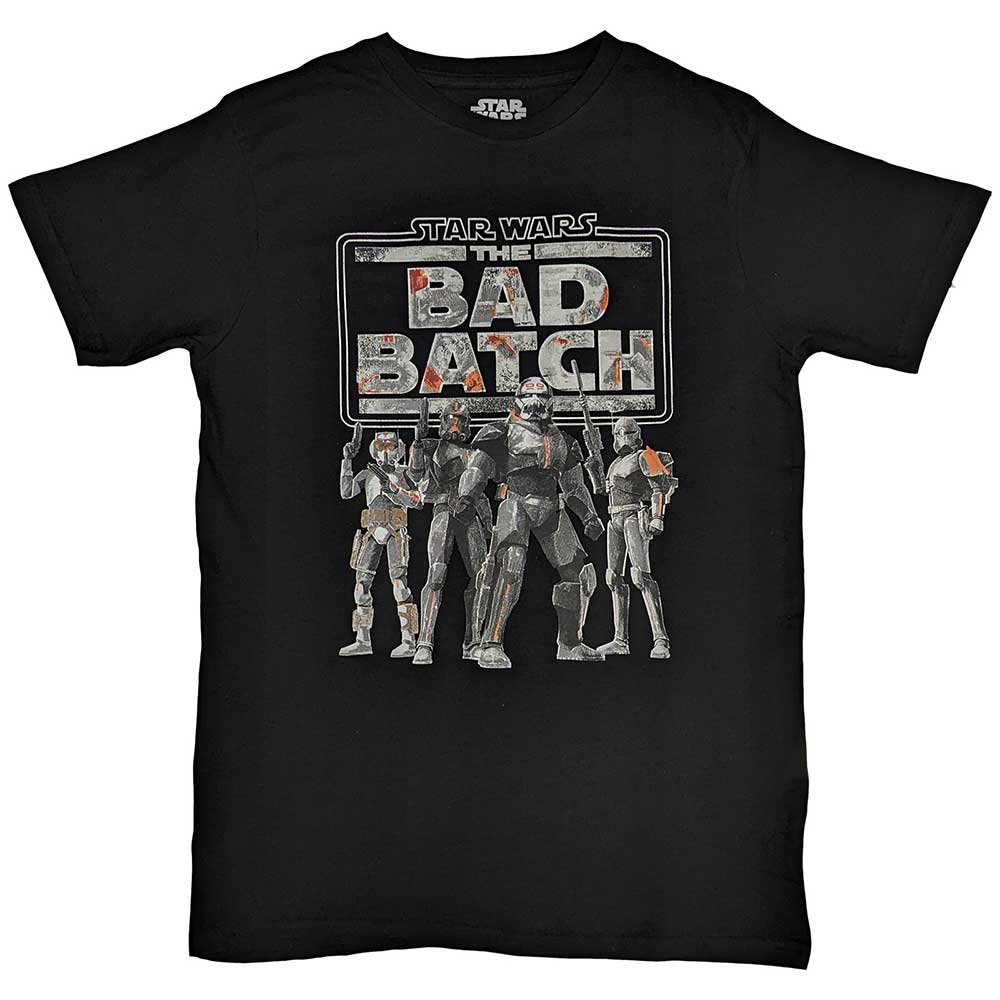 Star Wars Unisex T-Shirt: The Bad Batch (Black)