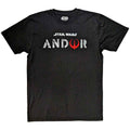 Star Wars Unisex T-Shirt: Andor Logo (Black)