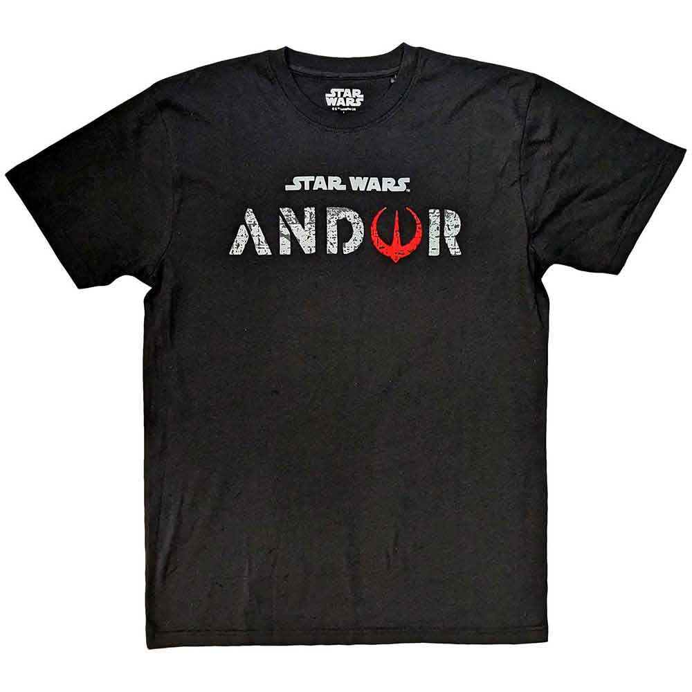 Star Wars Unisex T-Shirt: Andor Logo (Black)