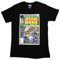 Star Wars Unisex T-Shirt: Flight Comic Cover (Black)