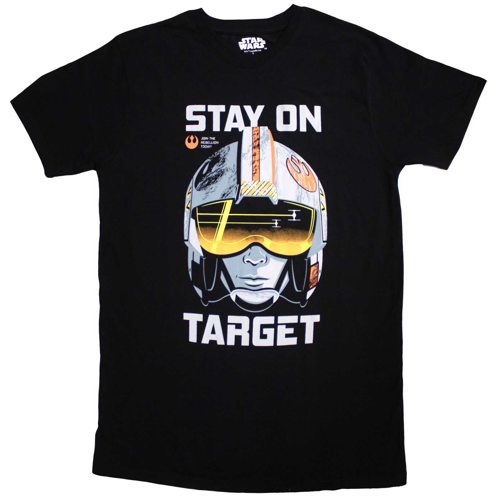 Star Wars Unisex T-Shirt: Stay On Target (Black)