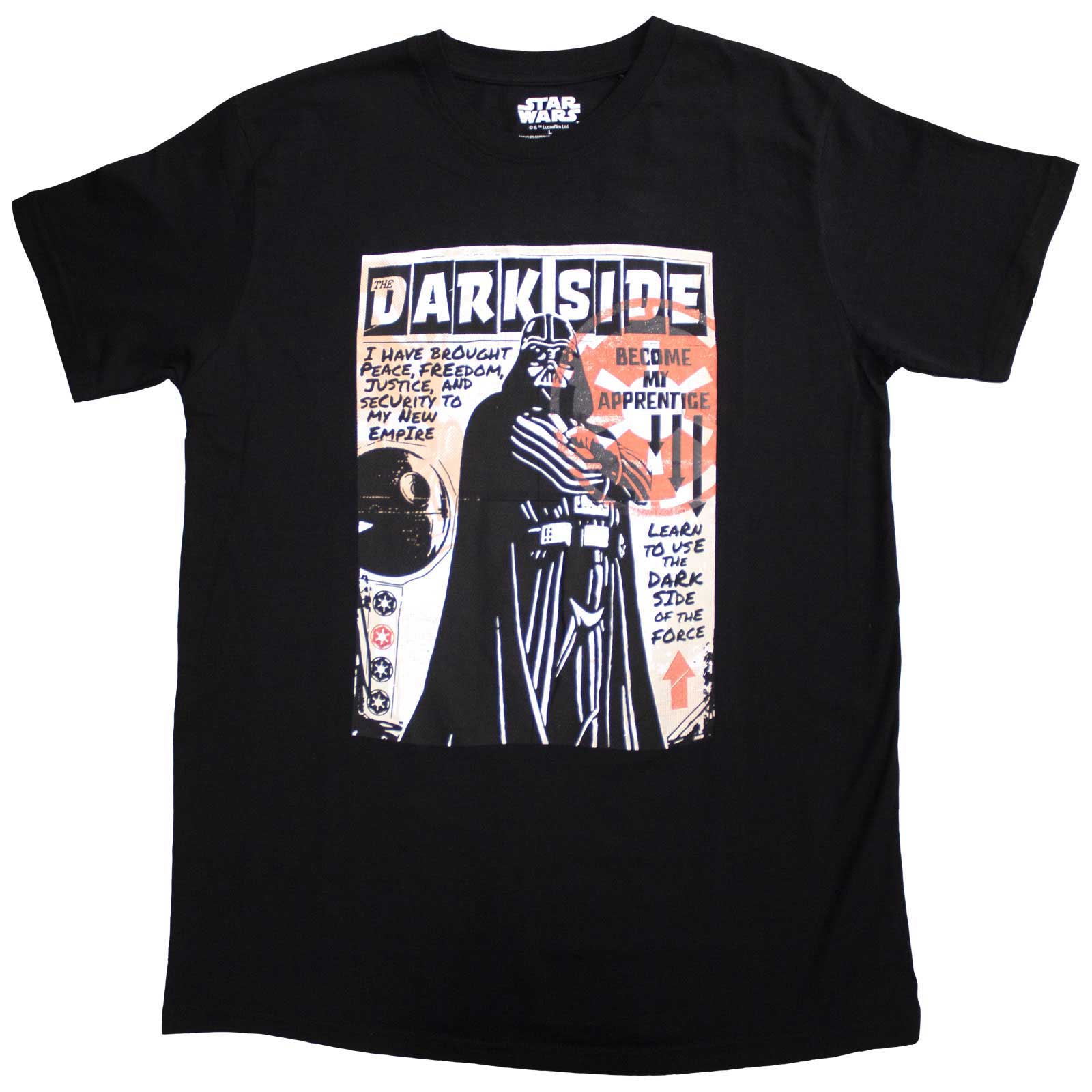 Star Wars Unisex T-Shirt: Learn The Darkside (Black)