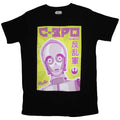 Star Wars Unisex T-Shirt: C-3PO Japanese (Black)