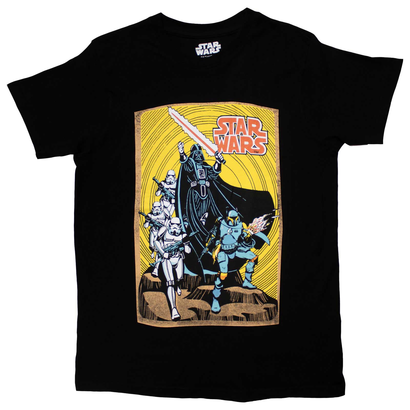 Star Wars Unisex T-Shirt: Vader Command Scene (Black)